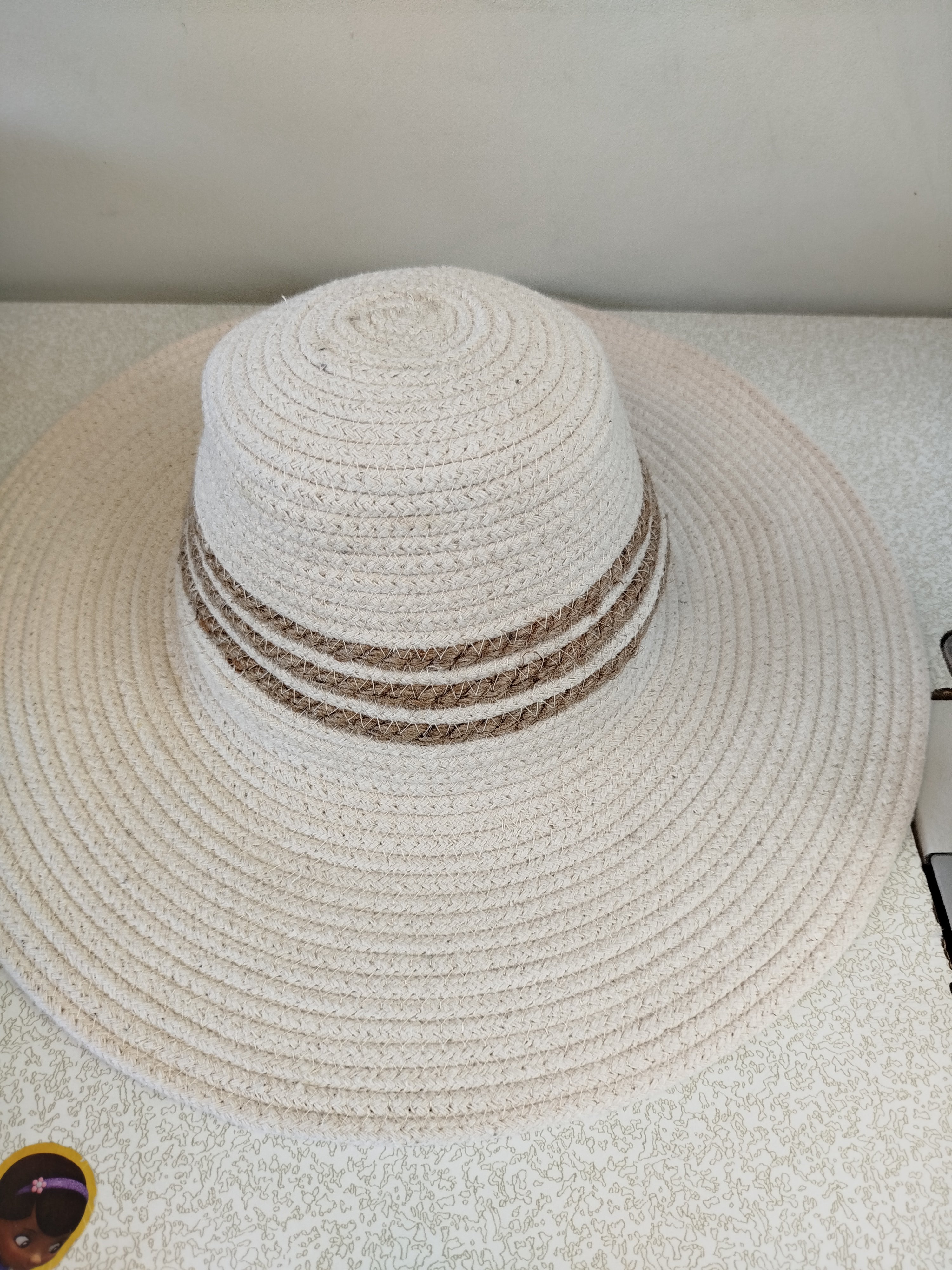 Jute lining hat