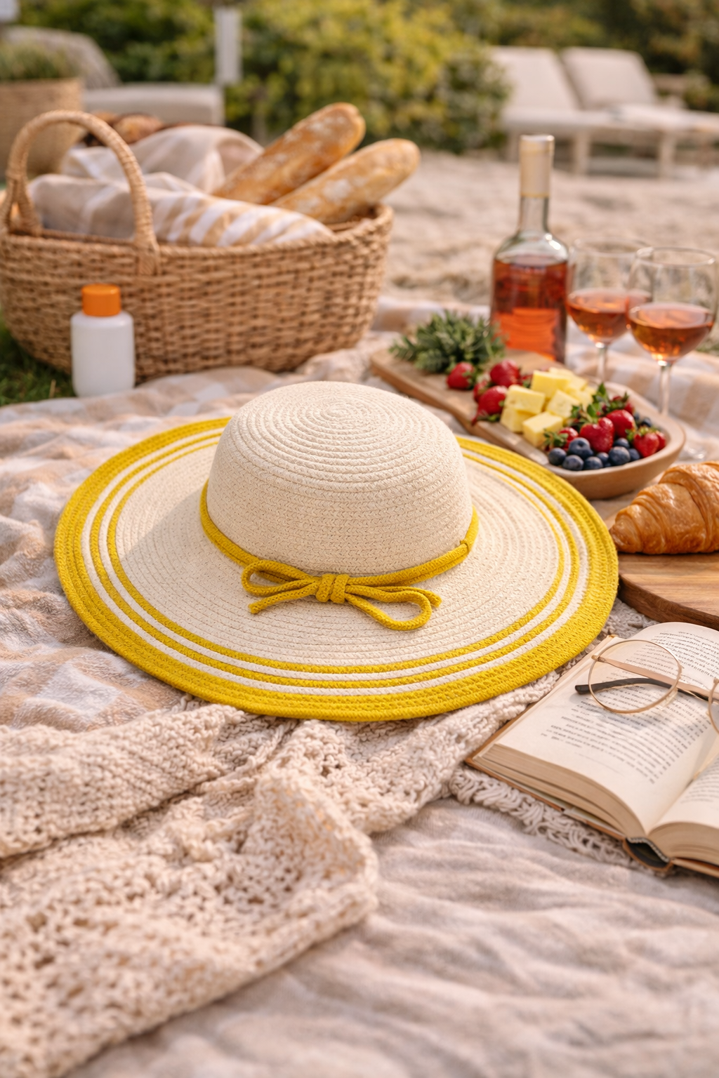 Yellow Asante hat