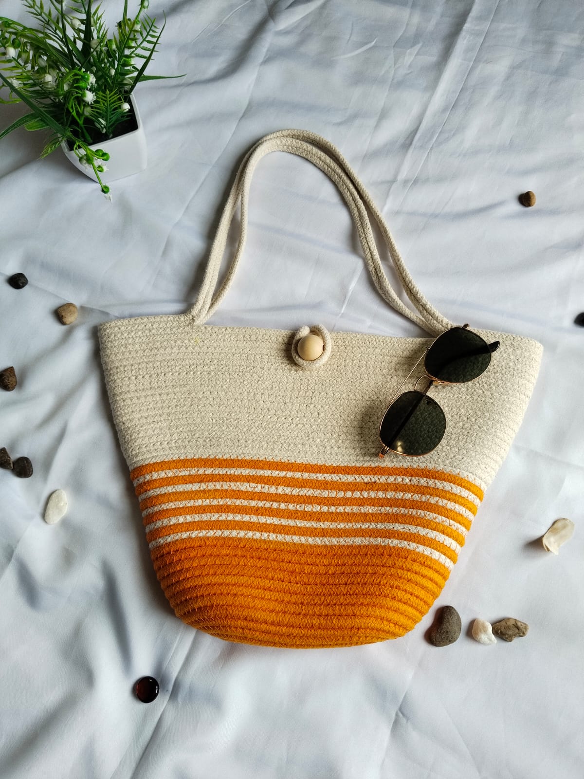 Orange Asante bag