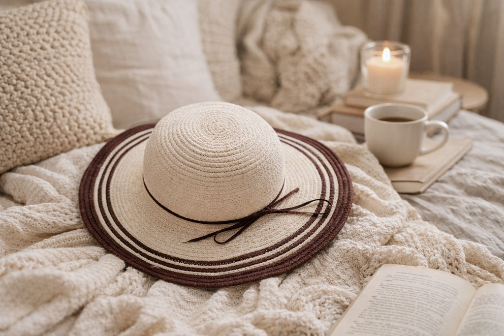 Dark Brown Asante hat