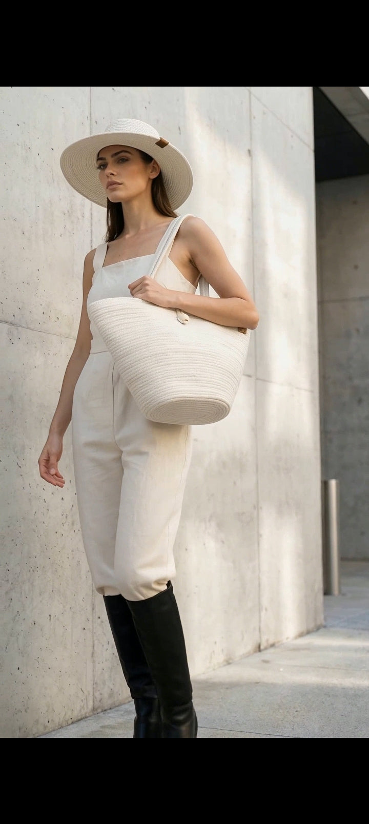 Neutral Asante Shopper