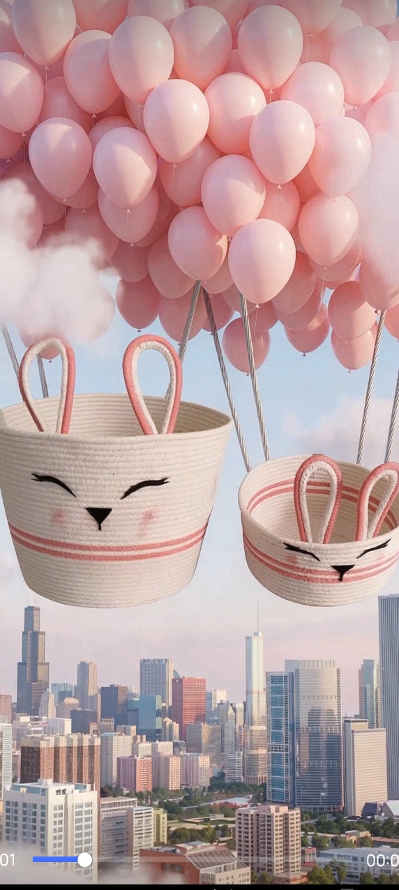 Bunny ear basket set