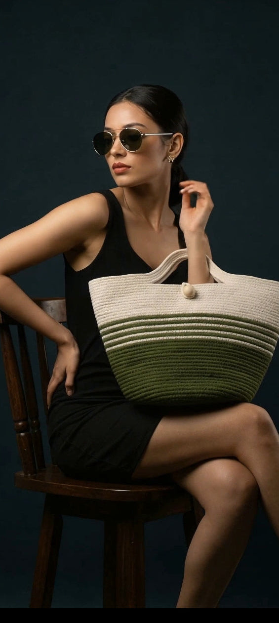 Green Asante bag