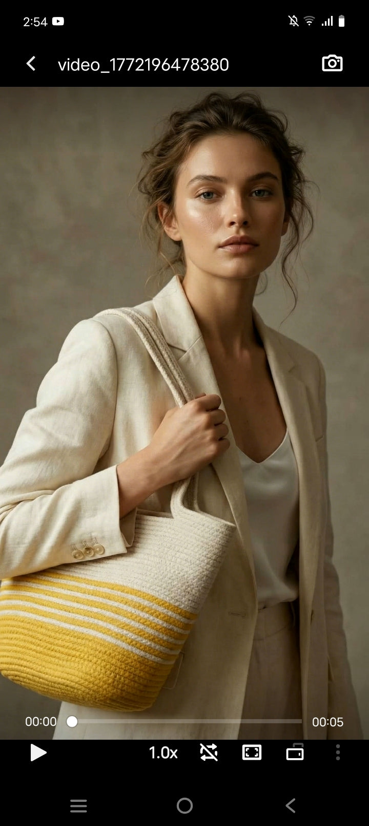 Yellow Asante bag