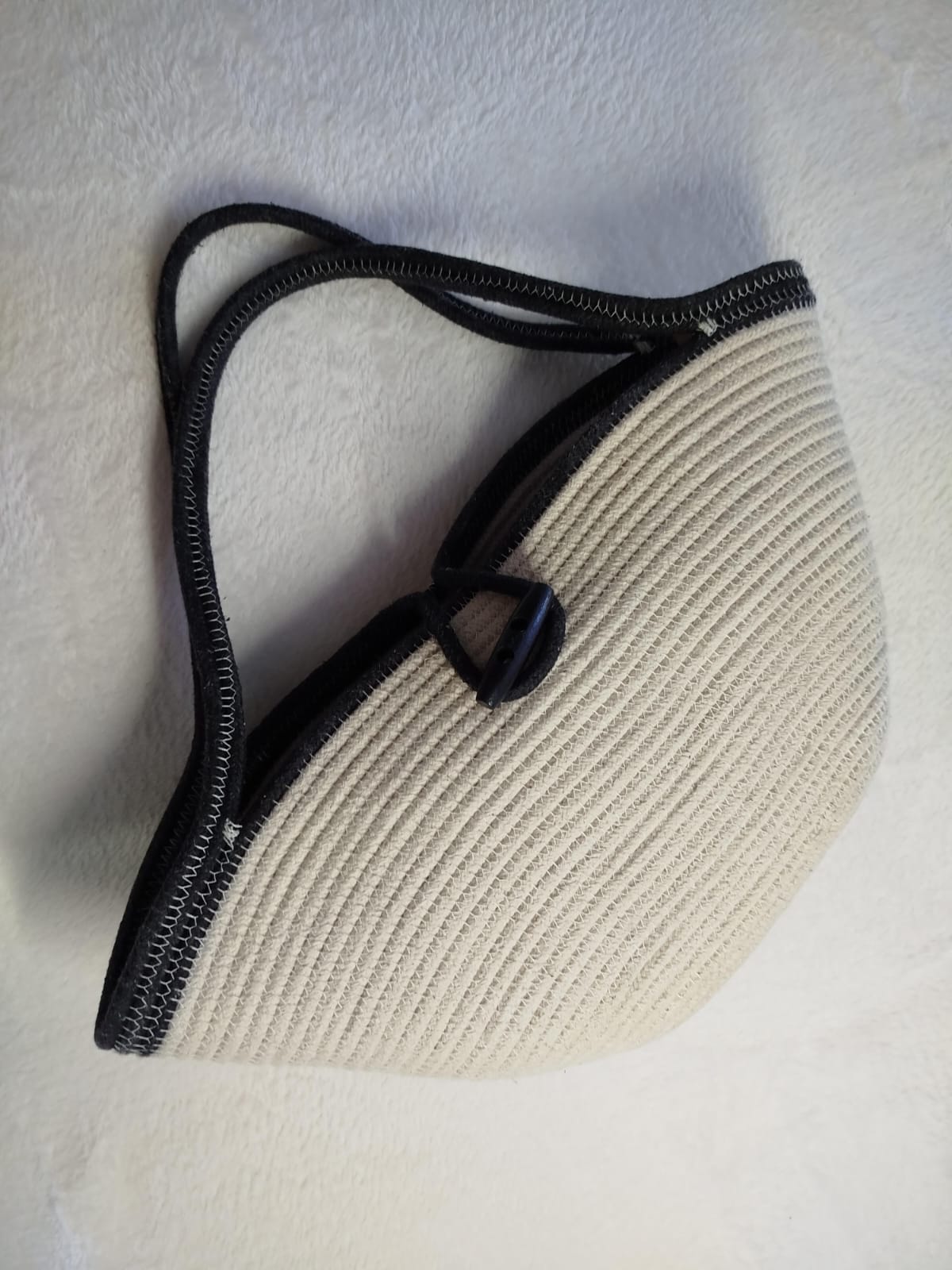 Black lining Shopper bag -