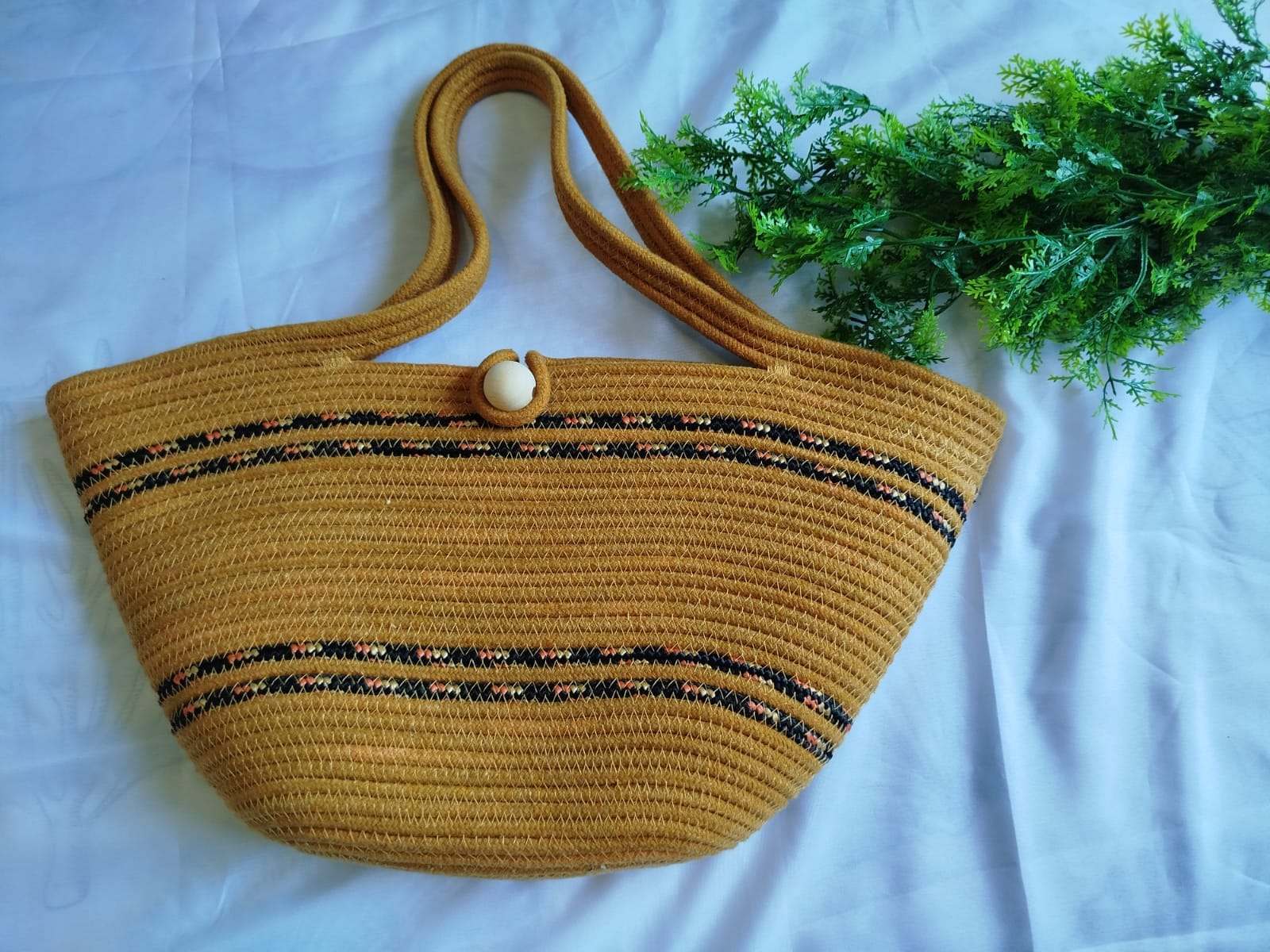 Mustard Shopper with lining