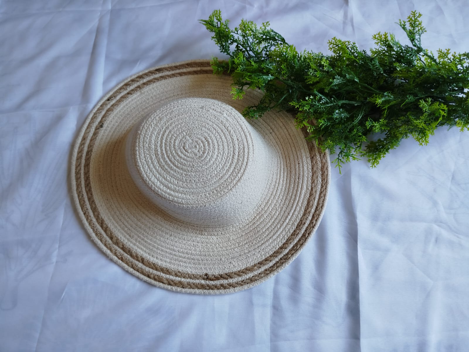 Jute lining hat