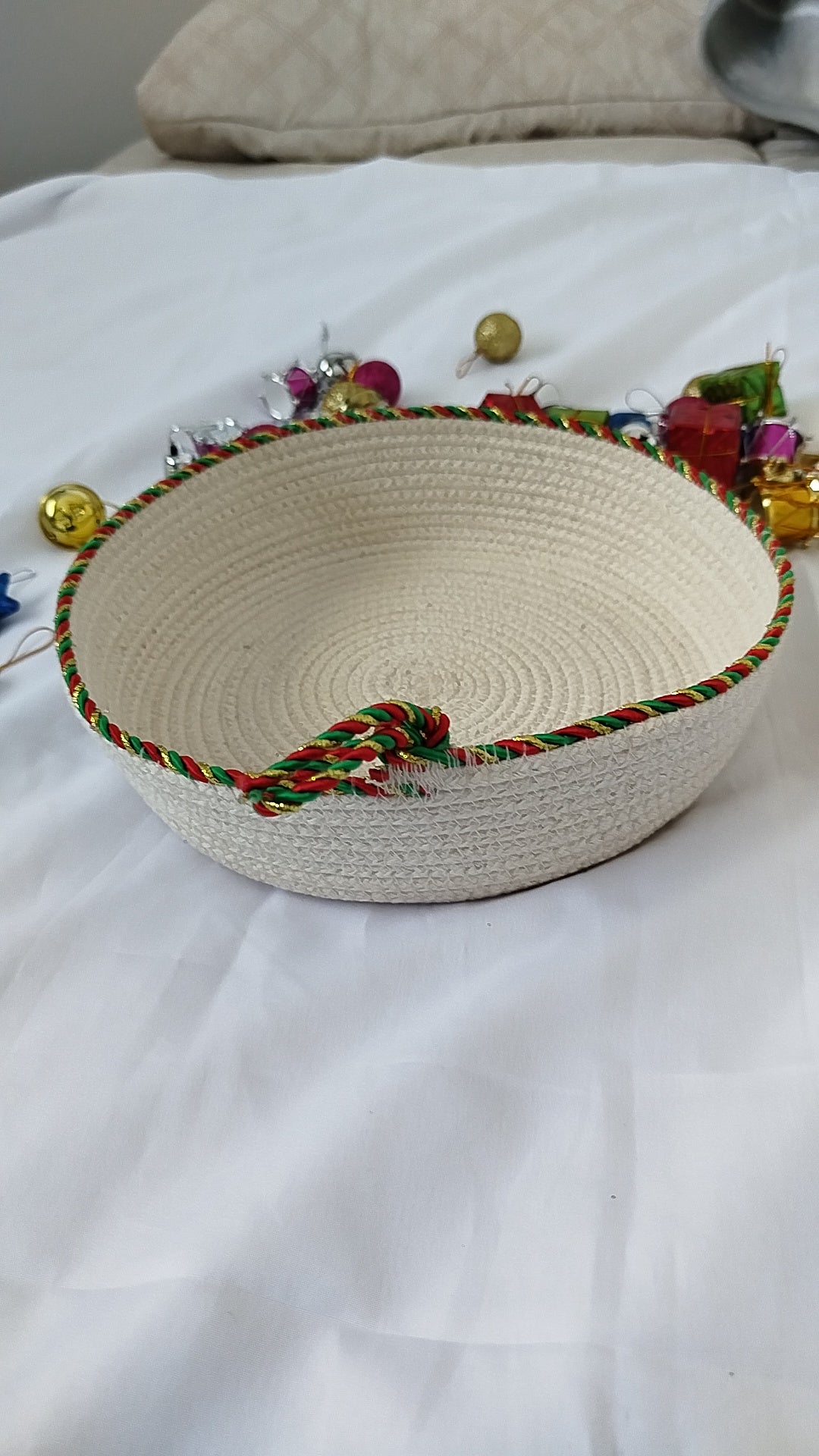 Ivory Christmas bowl