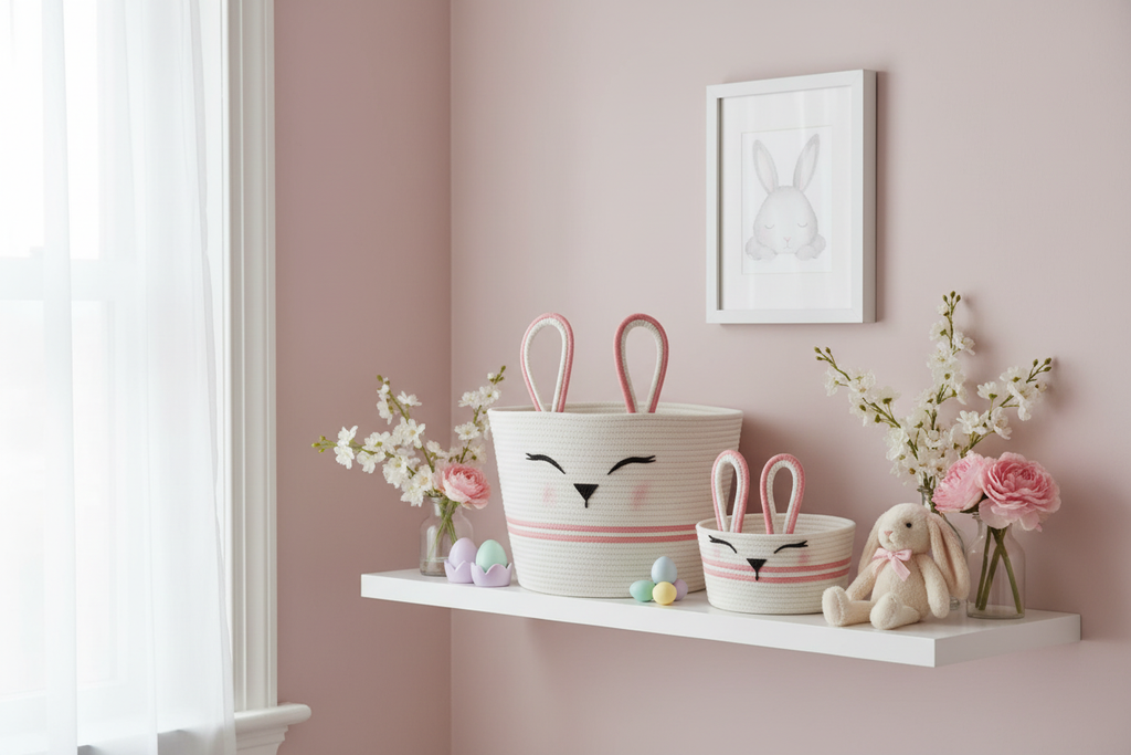Bunny ear basket set lifestyle photo