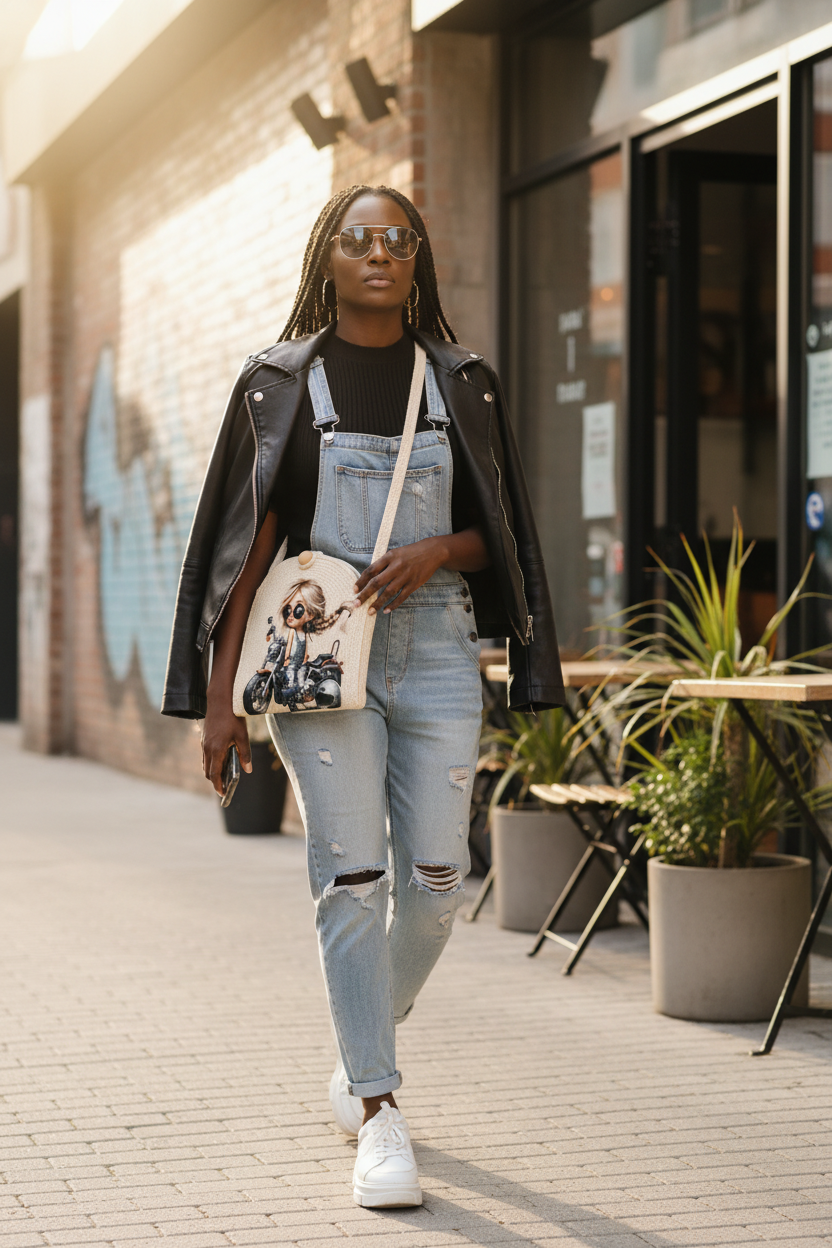 Kunga Biker Sling bag lifestyle photo