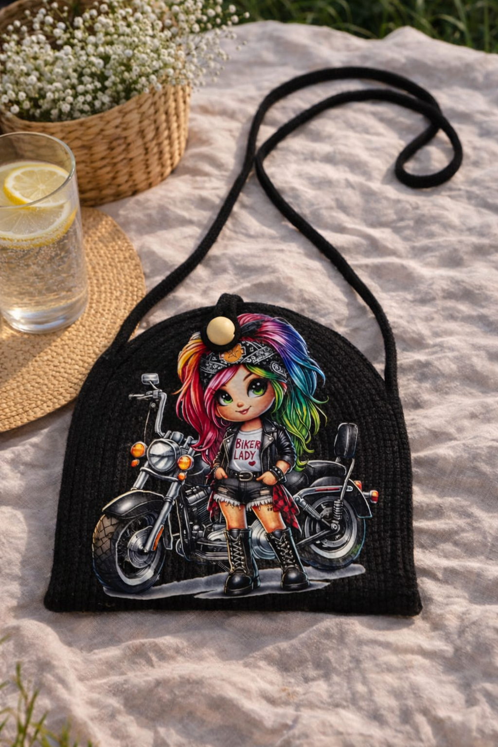 The Statement Sling – Biker Edition