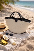 Black Lining Shopper Bag